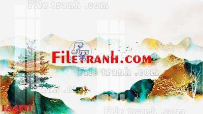 File tranh gốc File gốc in bộ tranh decor treo tráng gương canvas FA6531 (sắc nét từng chi tiết)