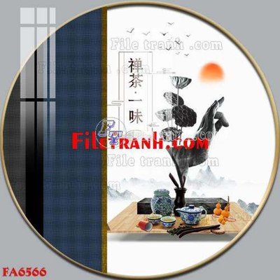 File in ấn File gốc in bộ tranh decor treo tráng gương canvas FA6566 (bản gốc) cao cấp