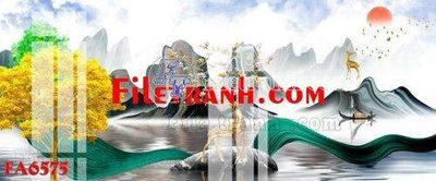 File ảnh File gốc in bộ tranh decor treo tráng gương canvas FA6575 (gốc) in biển hiệu