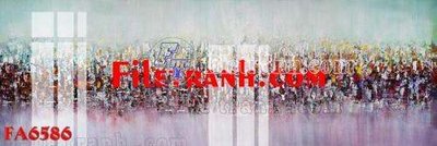 File tranh File gốc in bộ tranh decor treo tráng gương canvas FA6586 (bản gốc) in lụa dán tường