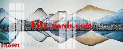 File gốc File gốc in bộ tranh decor treo tráng gương canvas FA6591 (chủ đề hiện đại) trang trí