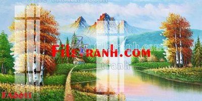 Tải xuống file tranh gốc File gốc in bộ tranh decor treo tráng gương canvas FA6611 (PSD/TIFF)