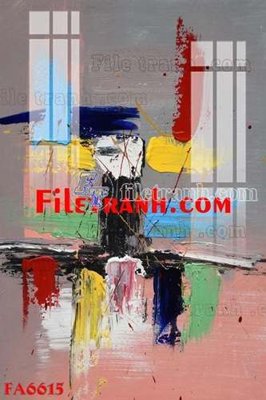 File tranh File gốc in bộ tranh decor treo tráng gương canvas FA6615 (gốc) in backlit film