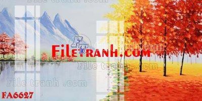 File tranh File gốc in bộ tranh decor treo tráng gương canvas FA6627 (ảnh gốc) sắc nét hoàn hảo