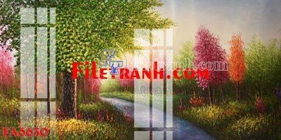 File gốc File gốc in bộ tranh decor treo tráng gương canvas FA6630 (in mica) làm quà tặng