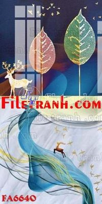 File in ấn cao cấp File gốc in bộ tranh decor treo tráng gương canvas FA6640 (file gốc)