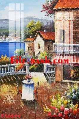 Tải file File gốc in bộ tranh decor treo tráng gương canvas FA6644 (gốc) làm file quảng cáo
