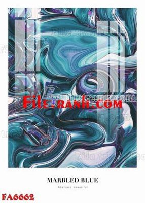 Tải file File gốc in bộ tranh decor treo tráng gương canvas FA6662 (gốc) làm file tranh quảng cáo