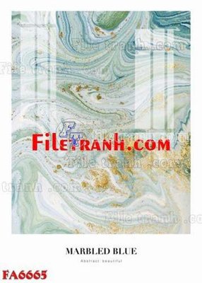 File gốc in ấn File gốc in bộ tranh decor treo tráng gương canvas FA6665 chất lượng vượt trội