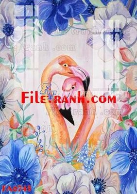 File tranh gốc File gốc in bộ tranh decor treo tráng gương canvas FA6745 (bản đẹp) độc quyền