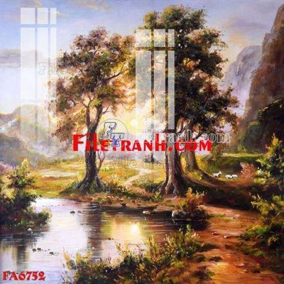 File gốc File gốc in bộ tranh decor treo tráng gương canvas FA6752 (vector) cho in ấn