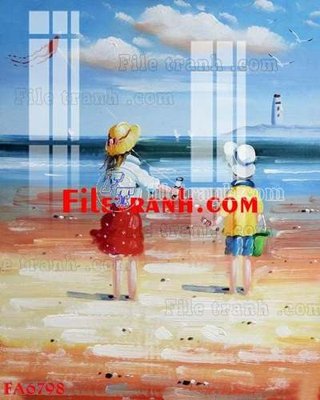 File tranh File gốc in bộ tranh decor treo tráng gương canvas FA6798 (bản gốc) in lụa 5D