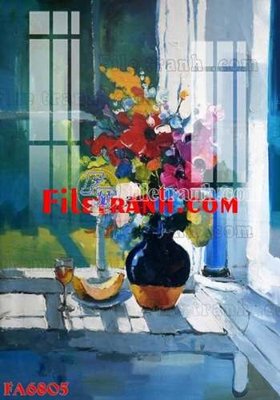 File gốc File gốc in bộ tranh decor treo tráng gương canvas FA6805 (chuẩn màu) cho in offset