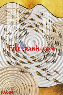 Hình ảnh file gốc File gốc in bộ tranh decor treo tráng gương canvas FA684 cho in UV
