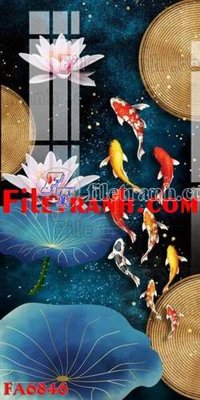 Hình ảnh file gốc File gốc in bộ tranh decor treo tráng gương canvas FA6846 (chất lượng cao)