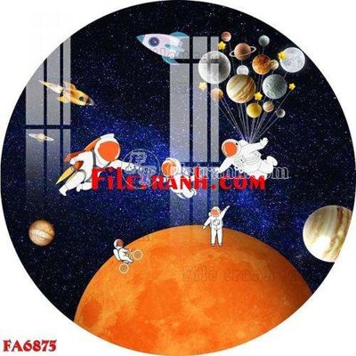 File gốc in ấn File gốc in bộ tranh decor treo tráng gương canvas FA6875 chất lượng vượt trội