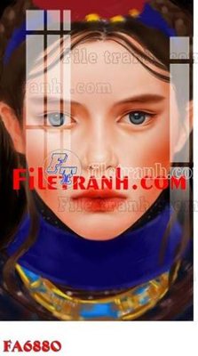 File gốc File gốc in bộ tranh decor treo tráng gương canvas FA6880 (trang trí) cho phòng khách