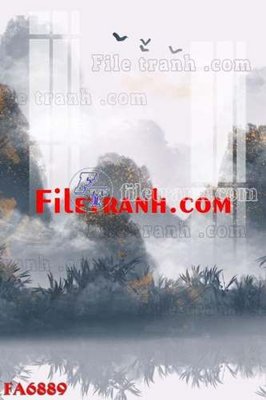 File PSD File gốc in bộ tranh decor treo tráng gương canvas FA6889 (nguyên bản) cho thiết kế