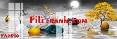 Tải về file tranh gốc File gốc in bộ tranh decor treo tráng gương canvas FA6916 (để in quảng cáo)