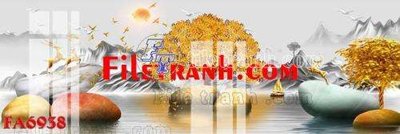 Mua file tranh gốc File gốc in bộ tranh decor treo tráng gương canvas FA6938 tại Filetranh.com