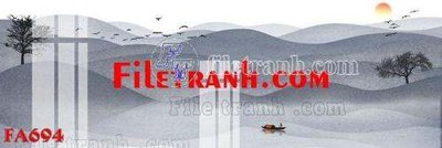 Hình ảnh file gốc File gốc in bộ tranh decor treo tráng gương canvas FA694 (chất lượng cao)