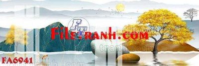 Tải file File gốc in bộ tranh decor treo tráng gương canvas FA6941 (PSD) cho in tranh 3D