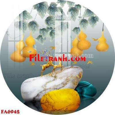 File gốc File gốc in bộ tranh decor treo tráng gương canvas FA6942 (AI/EPS) cho in ấn