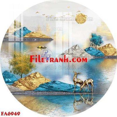 Tải file tranh File gốc in bộ tranh decor treo tráng gương canvas FA6949 (ảnh gốc) ngay