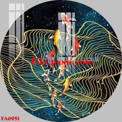 File gốc File gốc in bộ tranh decor treo tráng gương canvas FA6951 (in tráng gương) nghệ thuật