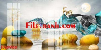 Mua file gốc File gốc in bộ tranh decor treo tráng gương canvas FA6966 (in ấn) tại Filetranh.com