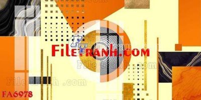 File gốc File gốc in bộ tranh decor treo tráng gương canvas FA6978 (phong cách) tối giản