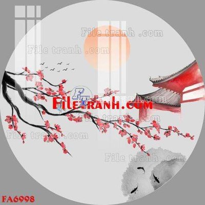 Download file gốc File gốc in bộ tranh decor treo tráng gương canvas FA6998 (in mica) 3D