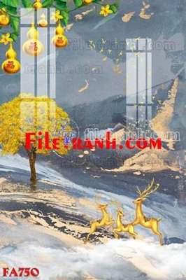File ảnh File gốc in bộ tranh decor treo tráng gương canvas FA750 (gốc) in biển hiệu