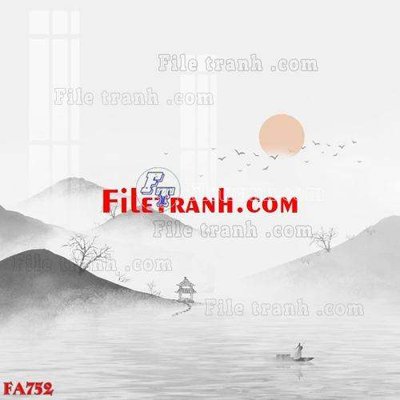 File gốc File gốc in bộ tranh decor treo tráng gương canvas FA752 (dành cho trang trí nội thất)