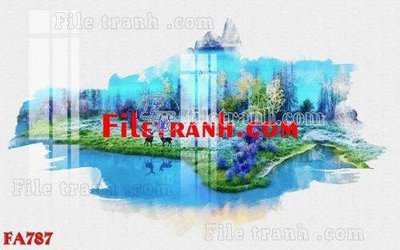 File gốc File gốc in bộ tranh decor treo tráng gương canvas FA787 (in mica) làm bảng hiệu