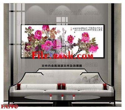 File gốc File gốc in bộ tranh decor treo tráng gương canvas FA790 (chuẩn màu) cho in offset