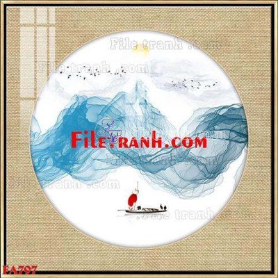 File gốc File gốc in bộ tranh decor treo tráng gương canvas FA797 (cho in 3D) độc đáo