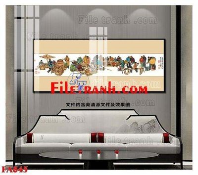Download file tranh PSD File gốc in bộ tranh decor treo tráng gương canvas FA845 để chỉnh sửa