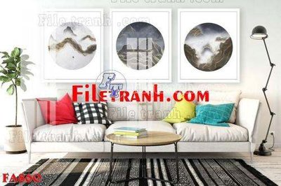 File PSD File gốc in bộ tranh decor treo tráng gương canvas FA860 (gốc) tách lớp chi tiết