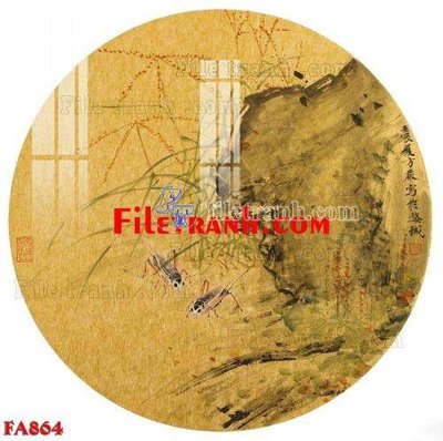 File gốc File gốc in bộ tranh decor treo tráng gương canvas FA864 (thiết kế) cho in ấn