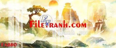 File gốc in ấn File gốc in bộ tranh decor treo tráng gương canvas FA880 chuẩn màu CMYK