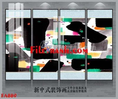 File tranh File gốc in bộ tranh decor treo tráng gương canvas FA889 (ảnh gốc) độc quyền