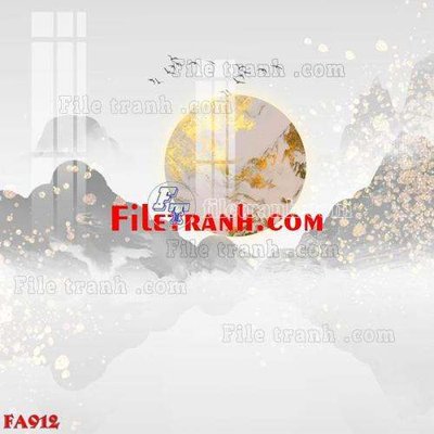 File tranh File gốc in bộ tranh decor treo tráng gương canvas FA912 (bản gốc) treo quán cafe
