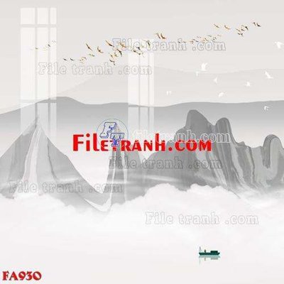 File PSD File gốc in bộ tranh decor treo tráng gương canvas FA930 (bản gốc) dễ dàng edit