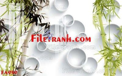 Ảnh mô tả file gốc in mica File gốc in bộ tranh decor treo tráng gương canvas FA959