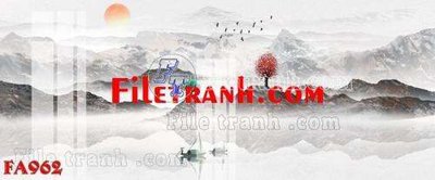File PSD File gốc in bộ tranh decor treo tráng gương canvas FA962 (bản gốc) dễ dàng edit