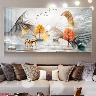 File gốc File tranh tráng gương hiện đại FG3012 (cho in UV) siêu nét