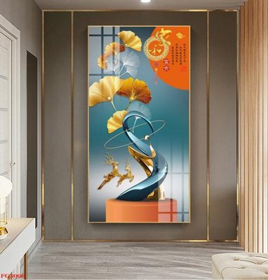 Ảnh gốc File tranh tráng gương hiện đại FG3066 (siêu chi tiết) để in ấn