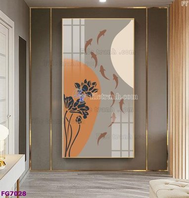 Tải file File bộ tranh tráng gương hiện đại FG7028 (gốc) làm file in ấn