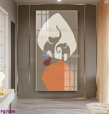 File tranh File bộ tranh tráng gương hiện đại FG7036 (ảnh gốc) độ nét vượt trội